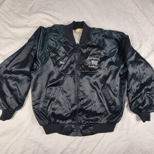 Vintage Hartwell Mens 2XL Black Jacket Stuart Andersons The Square Cow Funbar